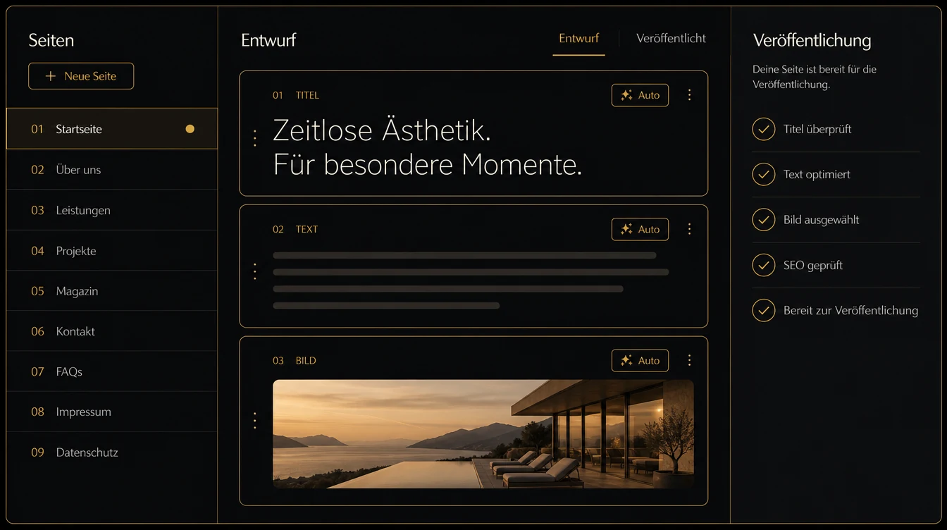 Automatisierte Pflege von Webseiten-Inhalten
